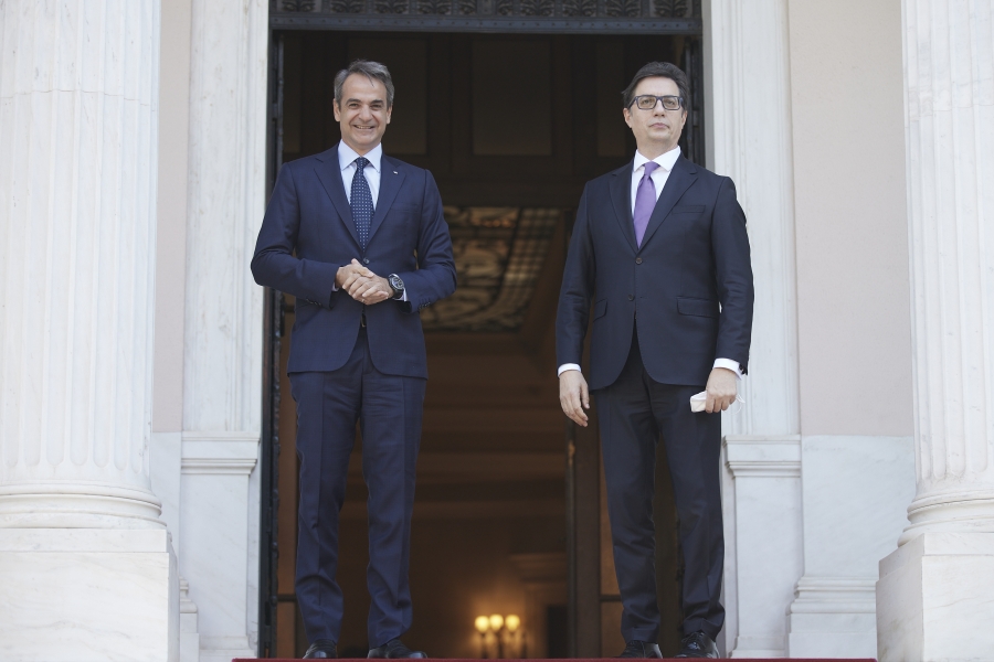 Μητσοτάκης: Στηρίζουμε την ευρωπαϊκή ενταξιακή πορεία της Βόρειας Μακεδονίας