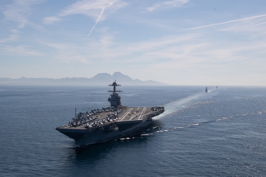 Το αεροπλανοφόρο «Gerald R. Ford» παίρνει θέση για επίθεση στο Ιράν – Σόκαρε τους αναλυτές η καθυστέρηση λόγω… τουαλετών