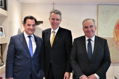 Συνάντηση Γεωργιάδη - Pyatt με φόντο τα Ναυπηγεία Ελευσίνας και τις αμερικανικές επενδύσεις