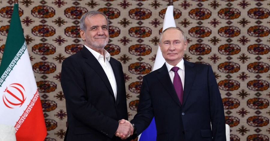 Ο Ρώσος Πρόεδρος Putin συναντήθηκε με τον Πρόεδρο του Ιράν Masoud Pezeshkian