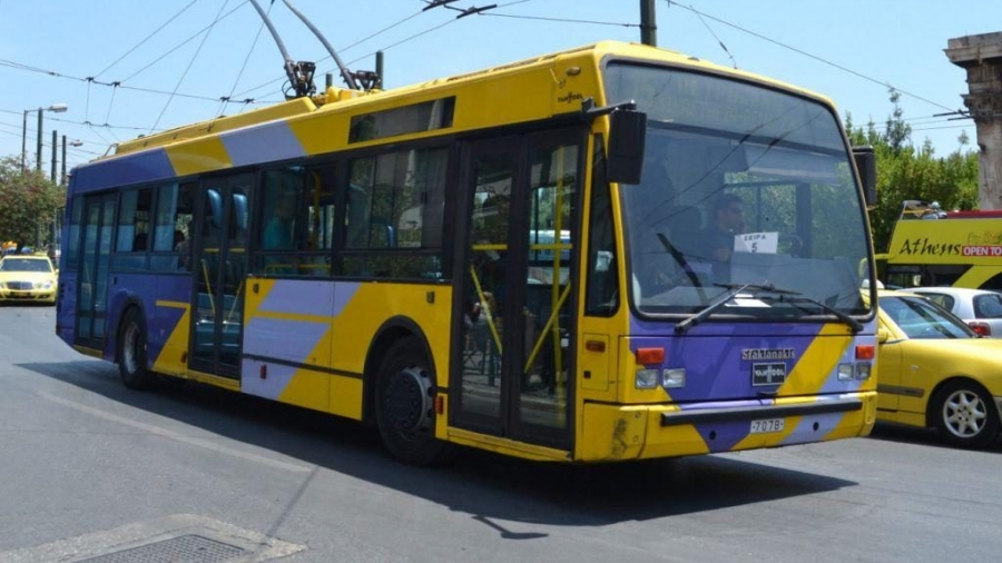 Τετράωρη στάση εργασίας των εργαζομένων στα τρόλεϊ μεθαύριο Τετάρτη (12/10)