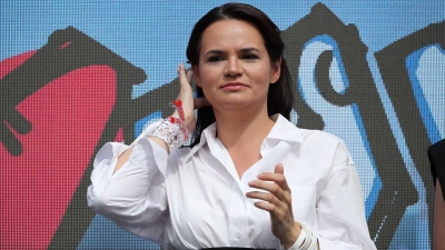 Λευκορωσία: Η επικεφαλής της αντιπολίτευσης υποσχέθηκε ότι θα συνεχίσει τη μάχη κατά του Lukashenko