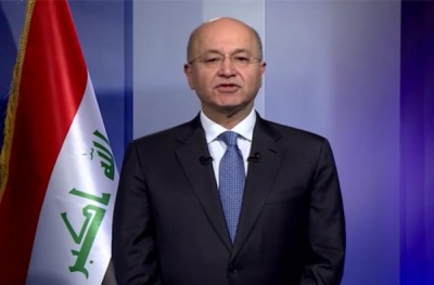 Ο Ιρακινός πρόεδρος Salih παραιτείται, αρνούμενος να διορίσει πρωθυπουργό τον φιλοϊρανό κυβερνήτη της Βασόρας