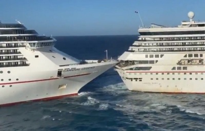 Μεξικό: Δύο κρουαζιερόπλοια συγκρούστηκαν στο λιμάνι του Κοσούμελ, δεν αναφέρθηκαν τραυματισμοί
