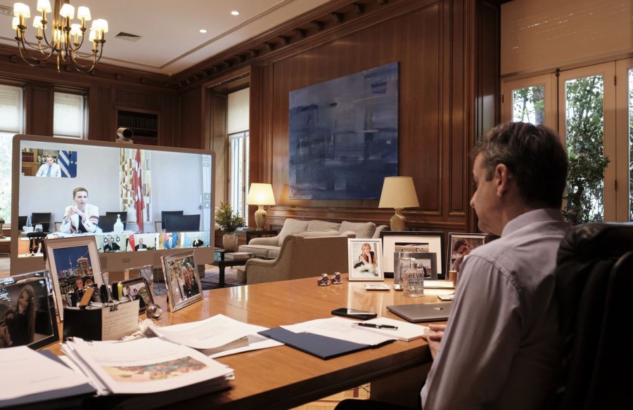 Τηλεδιάσκεψη Μητσοτάκη με 7 ηγέτες για τον κορωνοϊό - Ο τουρισμός στο επίκεντρο