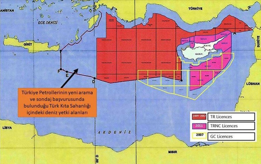 Yeni Safak: Η Τουρκία εκτιμάει ότι νότια της Κρήτης υπάρχουν 3,5 τρισ. κ.μ. φυσικού αερίου - Ξεκινά νέες έρευνες σε 7 περιοχές...εκτός συνόρων