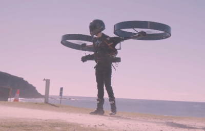 Το φουτουριστικό ελικόπτερο σε σακίδιο «CopterPack» πετάει για πρώτη φορά