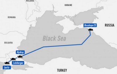 Gazpom: Ολοκληρώθηκε η κατασκευή της πρώτης γραμμής του Turkish Stream