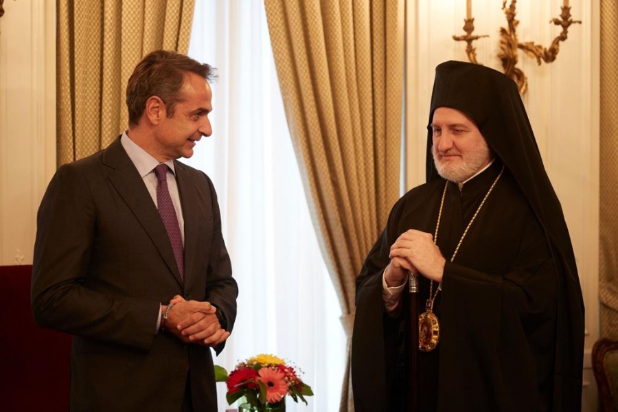 Κ. Μητσοτάκης: Χρέος μου η ενότητα των Ελλήνων εντός και εκτός Ελλάδας – Συνάντηση με τον Αρχιεπίσκοπο Ελπιδοφόρο