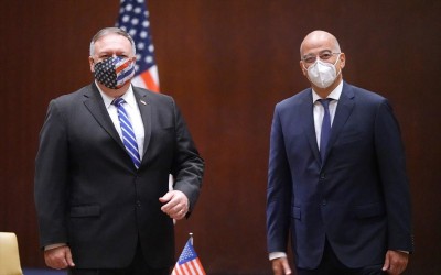 Επιστολή Pompeo (ΗΠΑ) σε Δένδια: Στήριξη της Ελλάδας, αποδοκιμασία των τουρκικών προκλήσεων