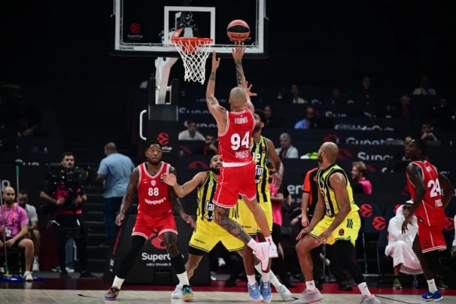 Κόκκινη θύελλα στο Abu Dhabi: Στον τελικό του Euroleague Super Cup ο Ολυμπιακός, ταπείνωσε τους Τούρκους