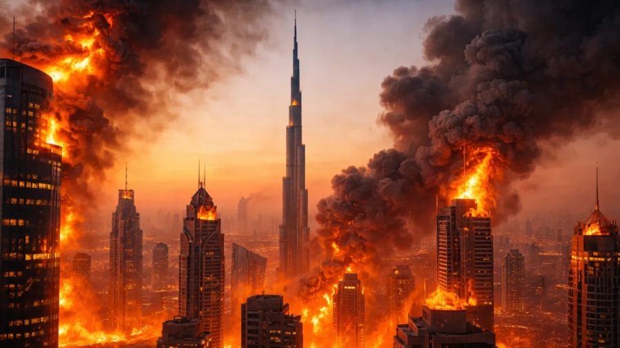 Κόλαση στη Μέση Ανατολή: Το Ιράν έσπειρε τον τρόμο στο Dubai - Ο παράδεισος των πλουσίων κατέρρευσε