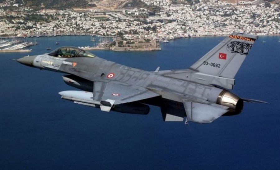 Πτήση τουρκικών F 16 πάνω από το Καστελόριζο