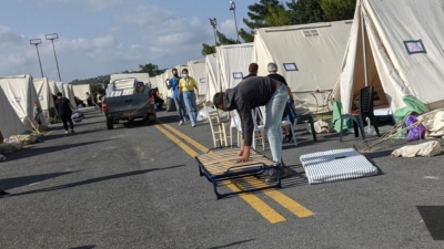 Κρήτη - Σεισμόπληκτοι: Απίστευτο - Κρεβάτια στο κλειστό του μπάσκετ μόνο για… εμβολιασμένους