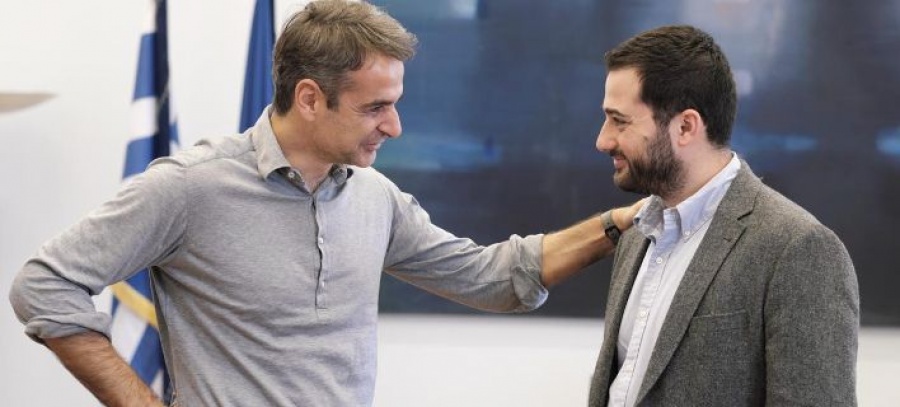 Συνάντηση Μητσοτάκη με τον υποψήφιο της ΝΔ  στην Περιφέρεια Στερεάς Ελλάδας