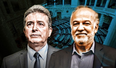 Σφάζεται και η «πράσινη» ΝΔ - Χρυσοχοΐδης κατά Φλωρίδη... που τον είχε καρφώσει για το μπάχαλο στη δίκη των Τεμπών