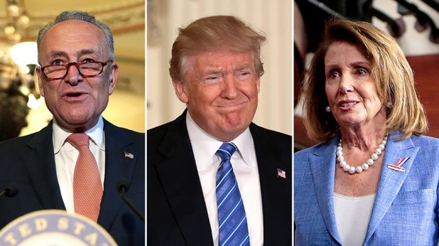 Chuck Schumer και Nancy Pelosi το ηγετικό δίδυμο των Δημοκρατικών απέναντι στον πρόεδρο Trump