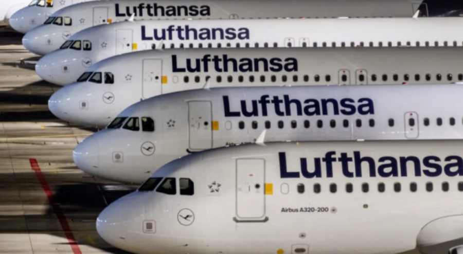 Γερμανία: Νέα 24ωρη απεργία του προσωπικού εδάφους της Lufthansa την Τρίτη (20/2)