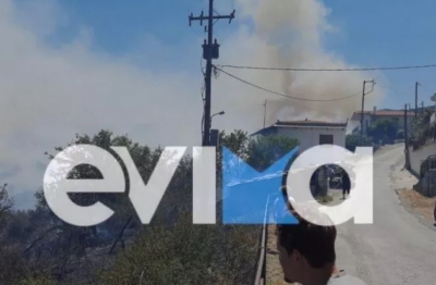 Εύβοια:  Περιορίστηκε η μεγάλη φωτιά μετά από σκληρή μάχη των πυροσβεστών