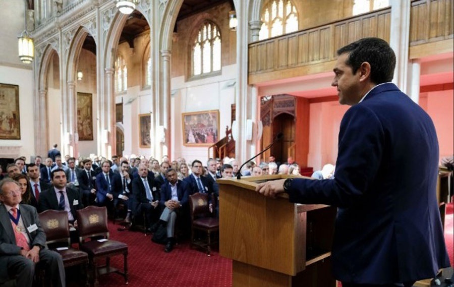 Ολοκληρώνει την επίσκεψη στο Λονδίνο ο Τσίπρας με ομιλία στο London Business School - Στο επίκεντρο η ελληνική οικονομία