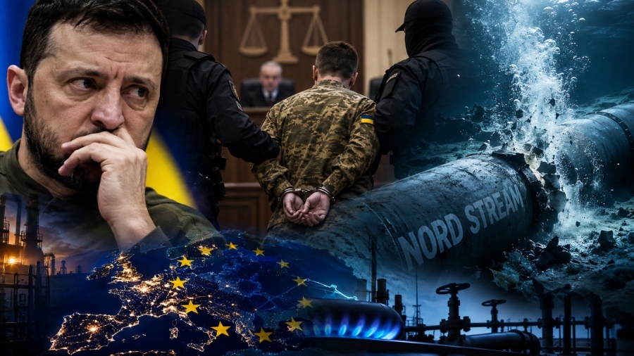 Blow to Zelensky, the Nord Stream trial - Ukrainian officer in the dock, blew up Europe's energy security