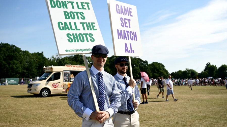 Άλωσε και το Wimbledon η Τεχνητή Νοημοσύνη – Τέλος στους κριτές γραμμών