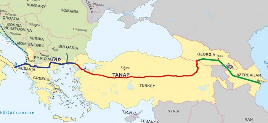 Ολοκληρώθηκε η σύνδεση των αγωγών TAP και TANAP