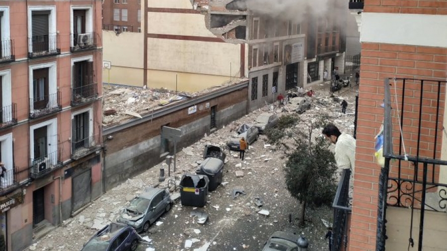 Έκρηξη στο κέντρο της Μαδρίτης με 2 νεκρούς - Σοβαρές υλικές ζημιές