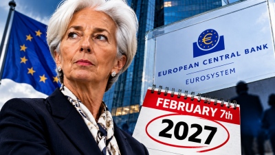 Official: Christine Lagarde to step down from European Central Bank on February 7, 2027