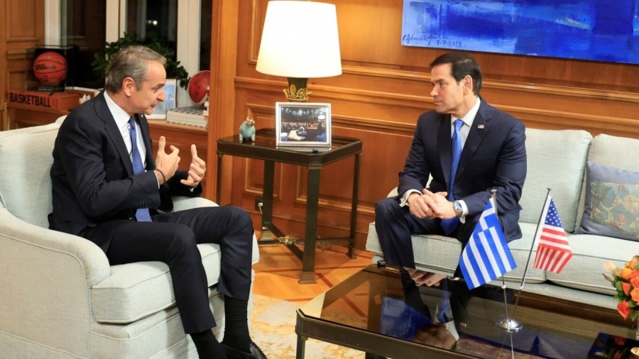 Μητσοτάκης - Rubio: Στο υψηλότερο επίπεδο όλων των εποχών οι σχέσεις Ελλάδας και ΗΠΑ - Στο τραπέζι LNG, άμυνα και οικονομία