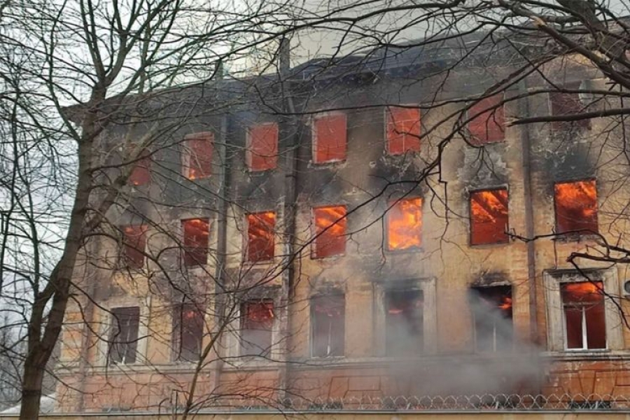 Ρωσία: Στους 11 οι νεκροί από την πυρκαγιά σε ινστιτούτο των ρωσικών ενόπλων δυνάμεων