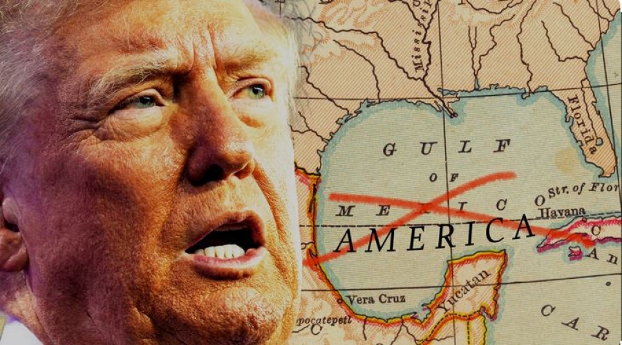 Οριστικό: Ο Trump μετονομάζει τον κόλπο του Μεξικού σε «Κόλπο της Αμερικής»