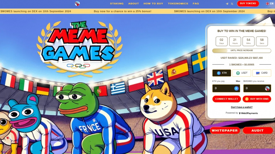 Το Meme Games ξεπερνάει τις 200 χιλιάδες δολάρια μέσα σε λιγότερο από μια εβδομάδα