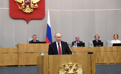 Ρωσία: Τέλη Φεβρουαρίου με αρχές Μαρτίου η ομιλία Putin στη Βουλή