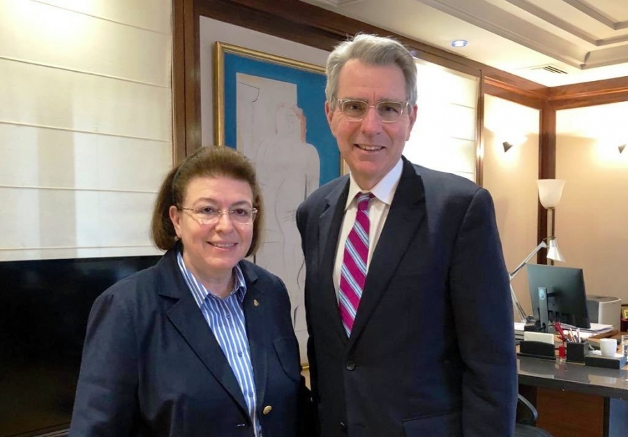 Μενδώνη σε πρέσβη των ΗΠΑ: Ιδανικός τόπος η Ελλάδα για γυρίσματα αμερικανικών παραγωγών