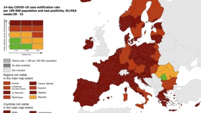 Το ECDC συνιστά να αποφεύγονται τα ταξίδια - Η Ελλάδα στις χώρες με σκούρο κόκκινο