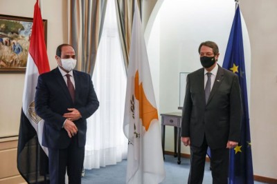 Κύπρος: Συνάντηση Αναστασιάδη και el - Sisi (Αίγυπτος) στο πλαίσιο της 8ης Τριμερούς Συνόδου Κορυφής