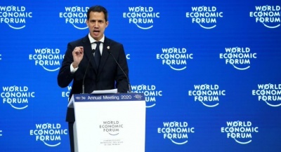 Στο Νταβός ο Guaido (Βενεζουέλα) - Ζητά τη στήριξη της πολιτικής και οικονομικής ελίτ