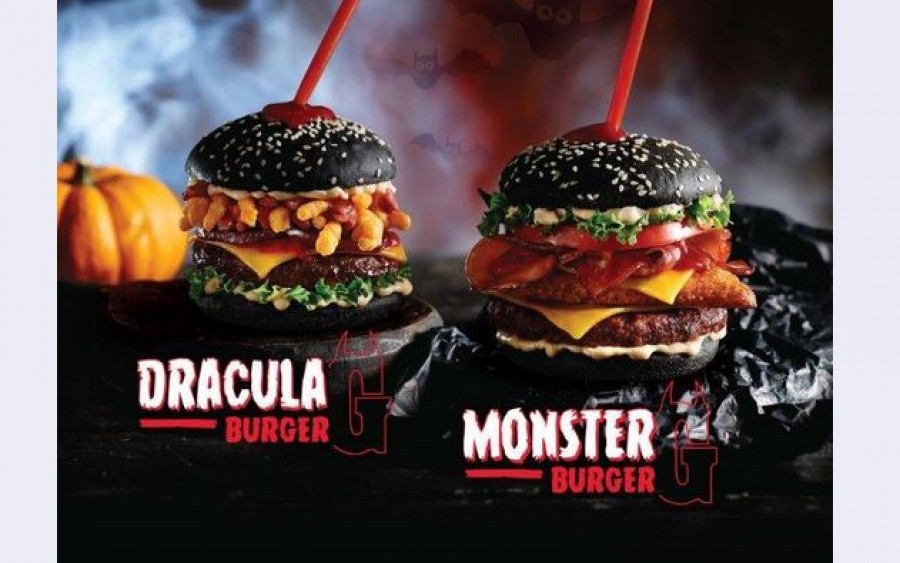 Νέα, εντυπωσιακά Limited Edition Halloween burgers Monster & Dracula από τα Goody’s Burger House