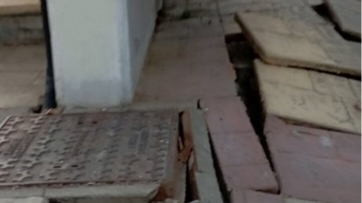 Θεσσαλονίκη: Άνοιξε η γη σε προαύλιο σχολείου - Από θαύμα ζούμε...