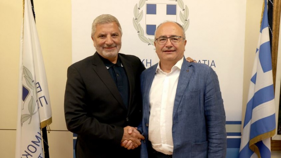 Συνάντηση Πατούλη με τον Δήμαρχο Ηρακλείου - Στο μικροσκόπιο δύο έργα για την ενίσχυση της ασφάλειας των πολιτών