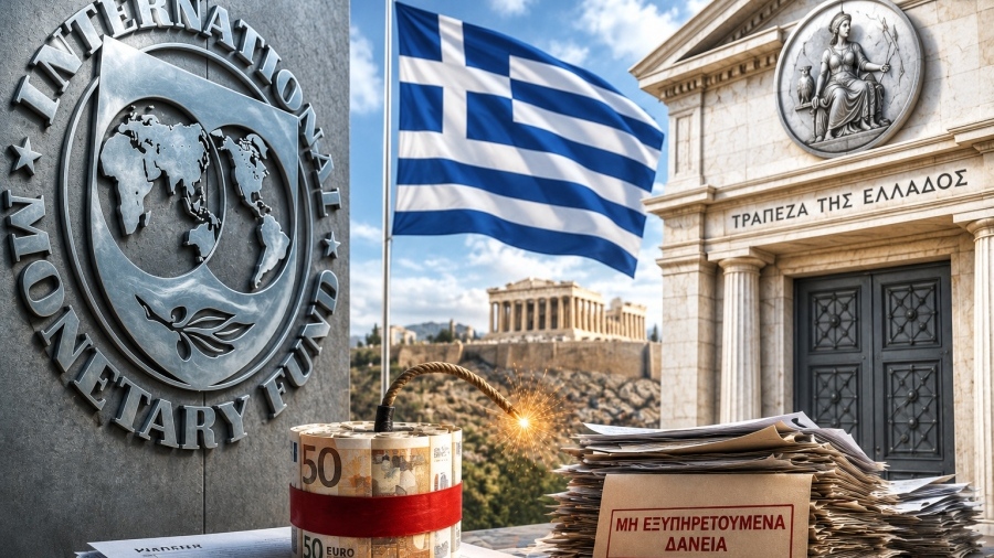 Κόλαφος το ΔΝΤ για την ελληνική οικονομία: Μαύρα σενάρια με πληθωρισμό 4,2% και ανάπτυξη 1,8% το 2026