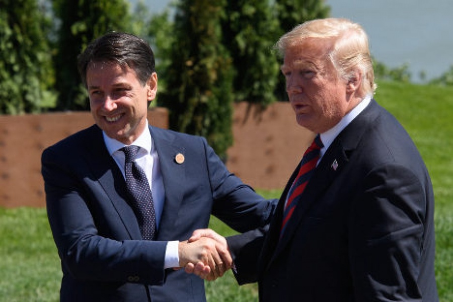 Στο Λευκό Οίκο στις 30/7 για συνάντηση με τον Trump ο πρωθυπουργός της Ιταλίας, Giuseppe Conte