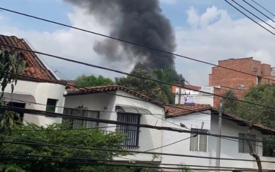 Κολομβία: Αεροσκάφος συνετρίβη σε κατοικημένη περιοχή
