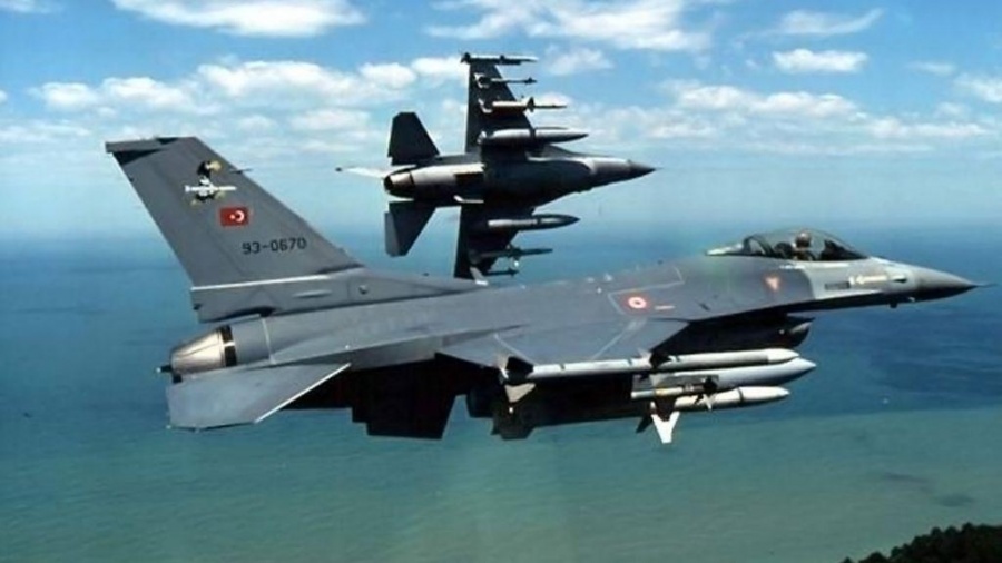 Ζεύγος τουρκικών F-16  πέταξε 2 φορές πάνω από τη Ρω, ανήμερα της 25ης Μαρτίου