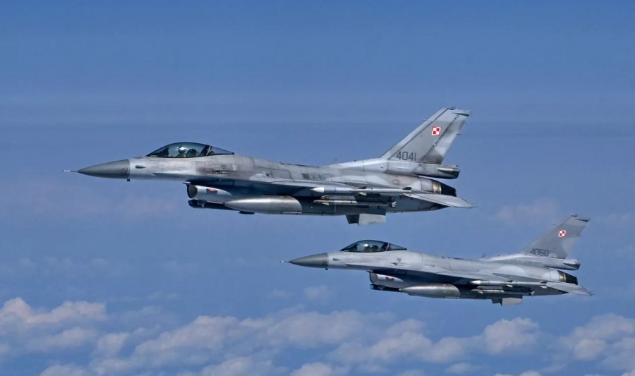 Οι Πολωνοί σήκωσαν F-16… για το συναγερμό αεροπορικής επίθεσης στην Ουκρανία