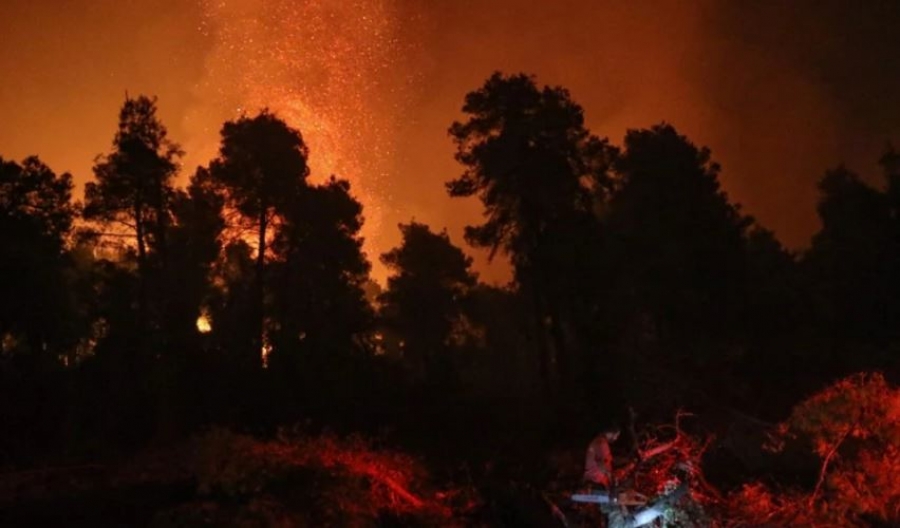 Μάχη στο πύρινο μέτωπο Αρκαδίας - Ηλείας - Μαίνεται η μάχη με τις φλόγες στην Εύβοια, συνεχείς αναζωπυρώσεις