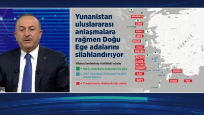 Η Τουρκία απειλεί να «γκριζάρει» το Αιγαίο - Στο στόχαστρο 14 νησιά - Cavusoglu: Θα θέσουμε θέμα κυριαρχίας, εάν δεν φύγει ο στρατός