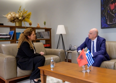 Δένδιας στην αλβανίδα Υπουργό Εξωτερικών: Περιουσίες Τσάμηδων στην Ελλάδα δεν υφίστανται