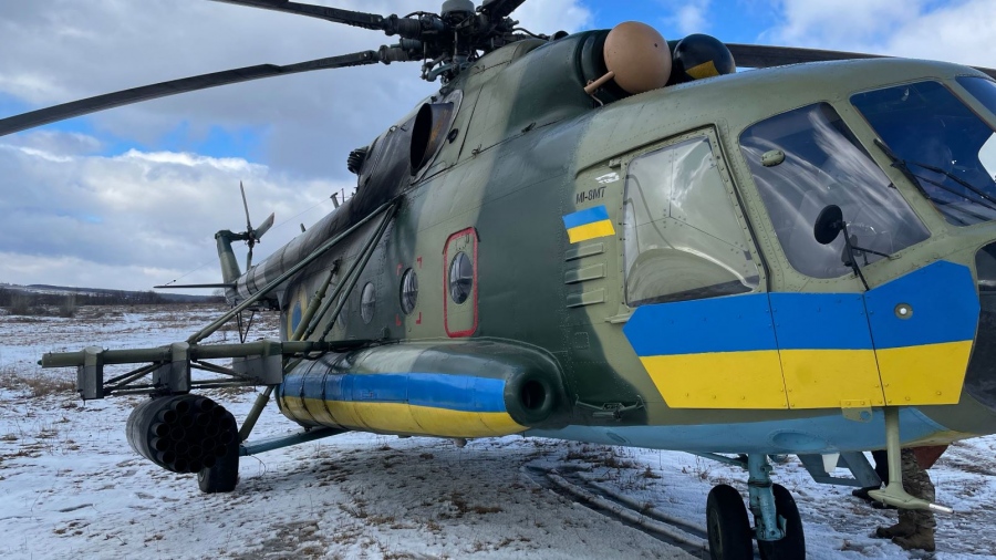 Πλήγμα σοκ για την Ουκρανία - Ρωσικό drone Geranium κατέστρεψε ελικόπτερο Mi-8 σε αιφνιδιαστική επίθεση